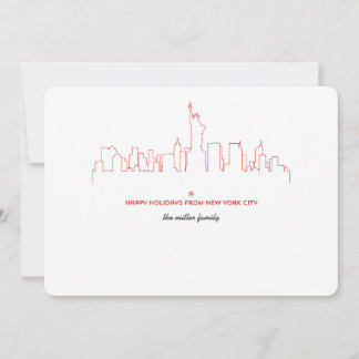 New York City Holiday Skyline