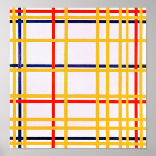New York City I   Piet Mondrian   Poster