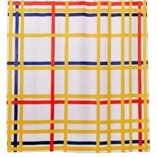 New York City I   Piet Mondrian   Shower Curtain