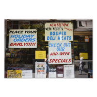 New York City Kosher Deli Windows Photography NYC