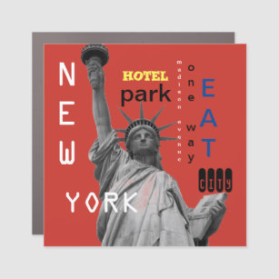 New York City Lady Liberty Car Magnet