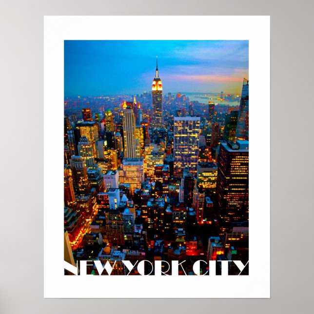New York City Lights Poster (Front)