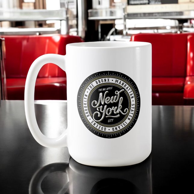 New York City Logo with Boroughs Coffee Mug (Creator Uploaded)