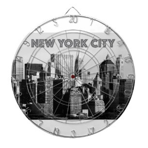 New York City  Lower-Manhattan Pro Photo Dartboard