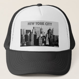 New York City Lower-Manhattan Pro Photo Trucker Hat