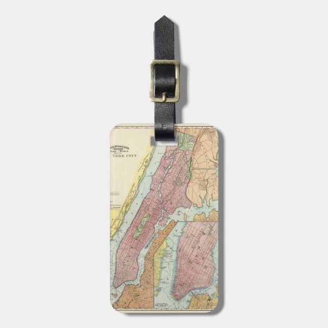 New York City. Luggage Tag (Front Vertical)