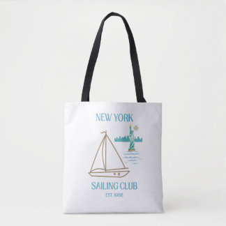 New York City Luxury Sailing Club Tote Bag