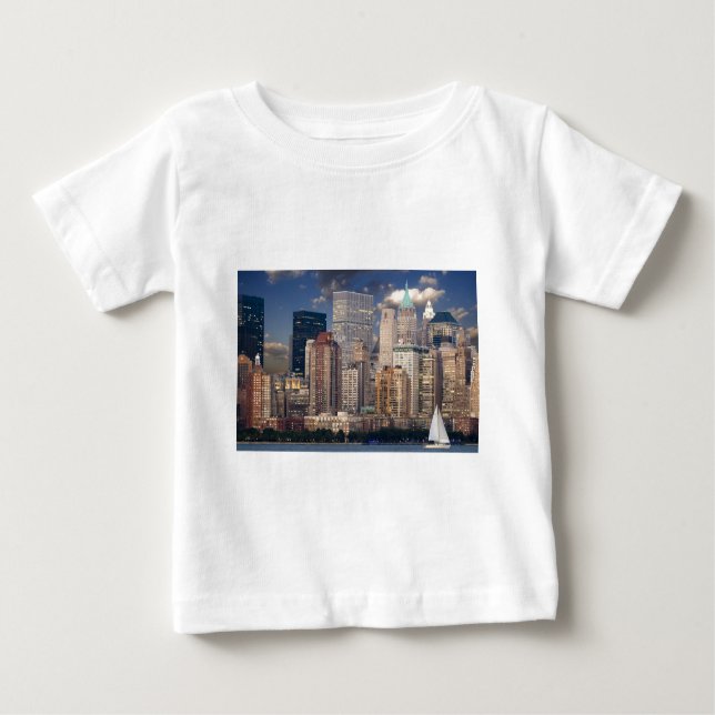 New York City Manhattan Baby T-Shirt (Front)