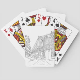New York City Manhattan Bridge Playing Cards