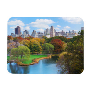 New York City Manhattan Central Park Panorama Magnet