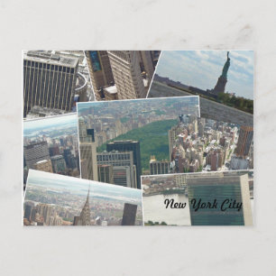 New York City Manhattan Multiview Postcard