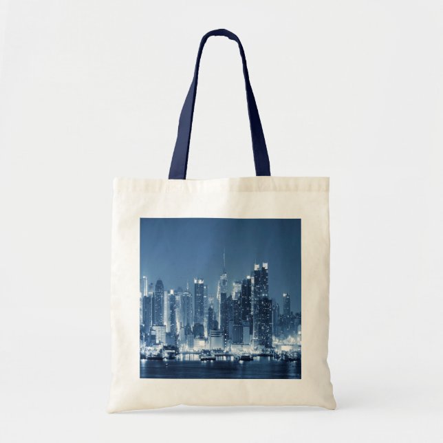New-York City Manhattan Scenic Skyline Tote Bag (Front)