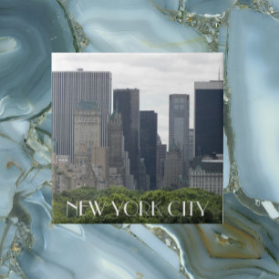New York City Manhattan Skyline Ceramic Tile