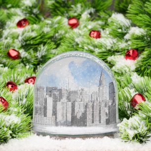 New York City Manhattan Skyline – NYC Travel  Snowglobe