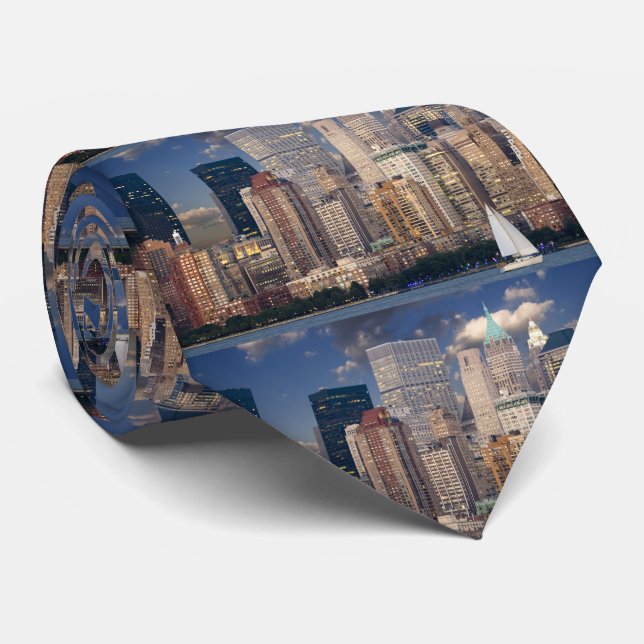 New York City Manhattan Tie (Rolled)