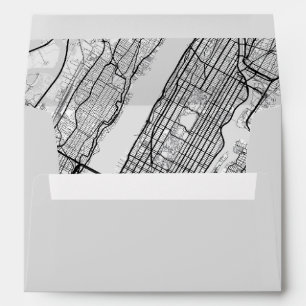 New York City Map Envelope