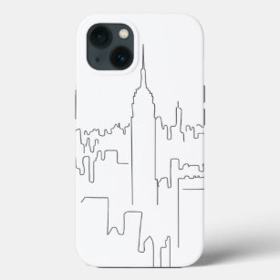 New York City Minimal Line iPhone 13 Case