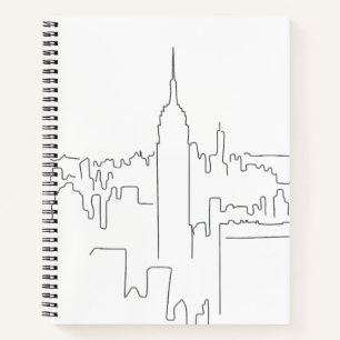 New York City Minimal Line Notebook