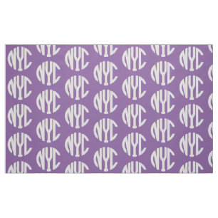 New York City monogram Fabric