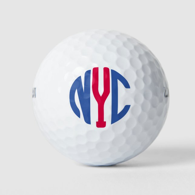 New York City monogram Golf Balls (Front)