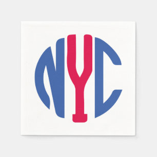 New York City monogram Napkin