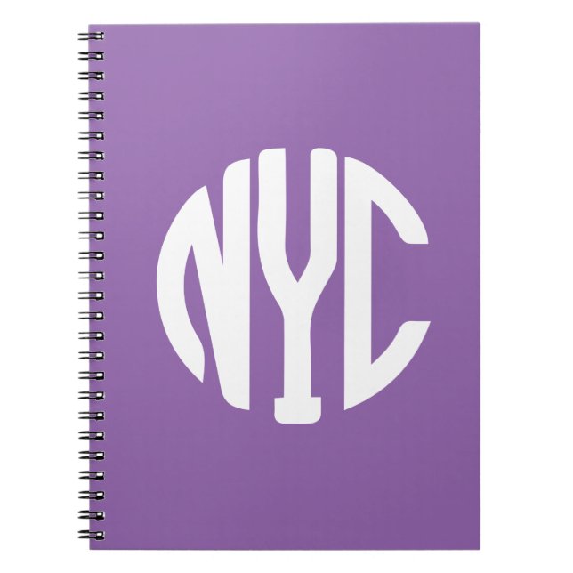 New York City monogram Notebook (Front)