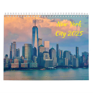 New York City Mood Wall Calendar for 2025