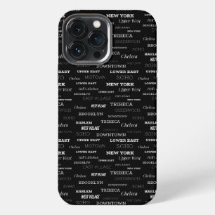New York City Neighbourhoods iPhone 13 Pro Max Case
