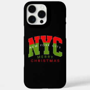 New York City New York Merry Christmas Travel Gift iPhone 16 Pro Max Case