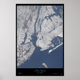 New York City, New York satellite poster