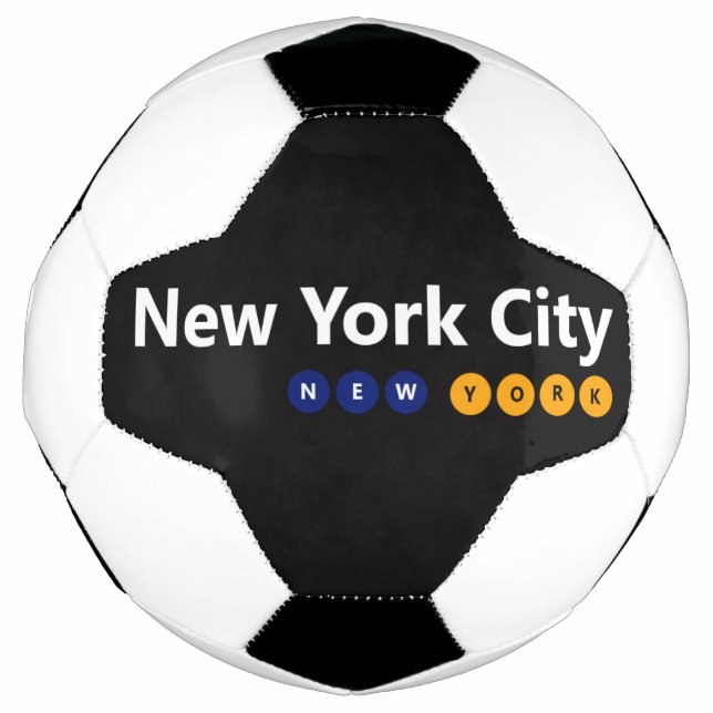 New York City, New York Soccer Ball (Front)