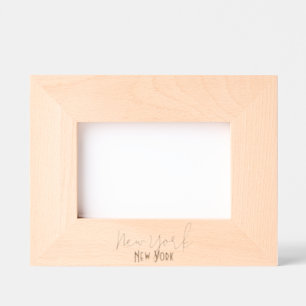 New York City, New York Souvenir Etched Frames