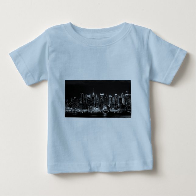 New York City Night Baby T-Shirt (Front)