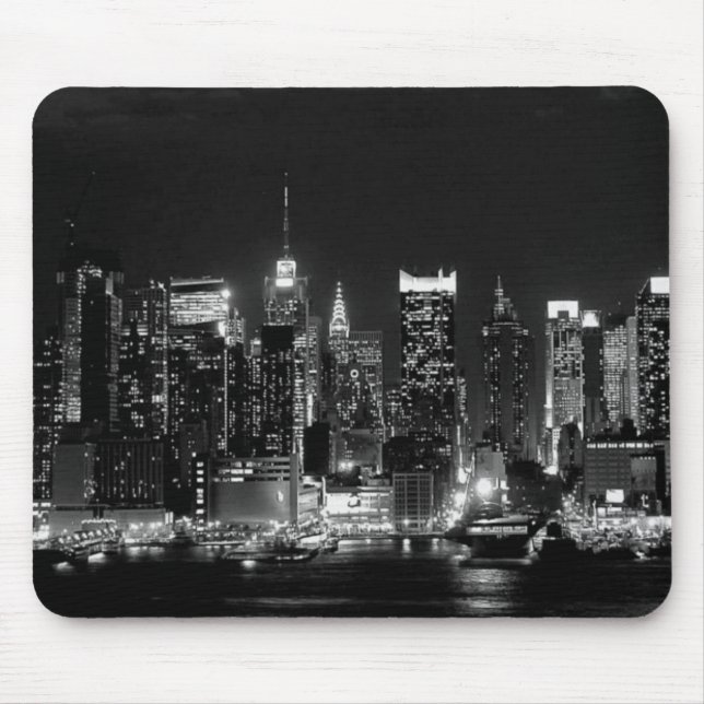 New York City Night Mouse Pad (Front)