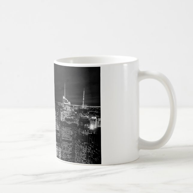 New York City Night Skyline Coffee Mug (Right)