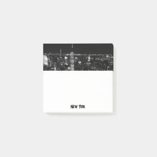 New York City Night Skyline Square Post-it Notes