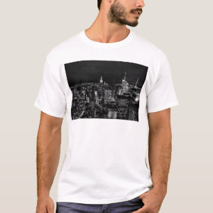 New York City Night Skyline T-Shirt