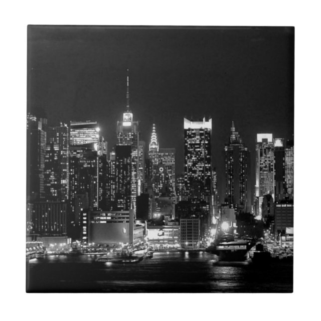 New York City Night Tile (Front)
