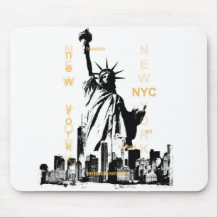 New York City Ny Nyc Statue of Liberty Mouse Pad