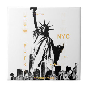 New York City Ny Nyc Statue of Liberty Tile