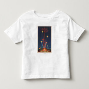 New York City, NY - Parachute Jump at World's Toddler T-Shirt