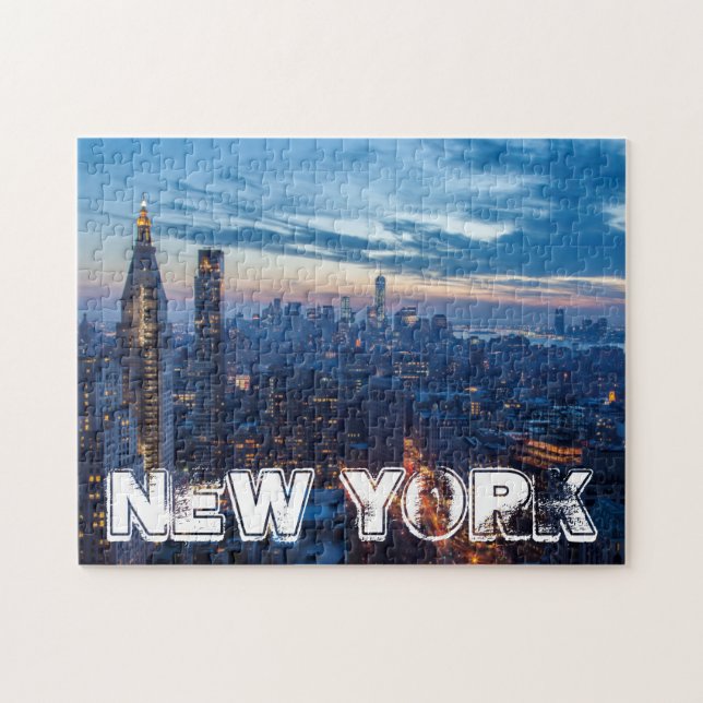 New York City, NY, USA Jigsaw Puzzle (Horizontal)