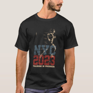 New York City Nyc Annual 2023 Marathon Training In T-Shirt
