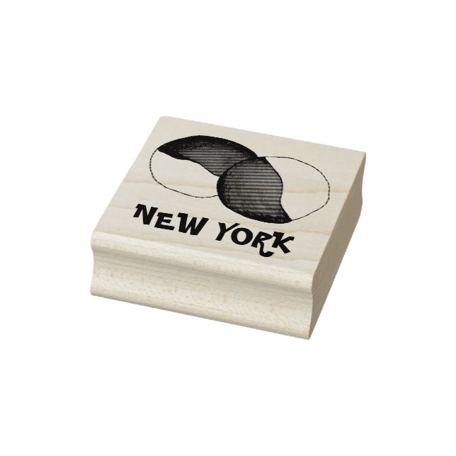 New York City NYC Black and White Cookie Stamp (Stamp)