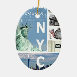 New York City Nyc Ceramic Ornament