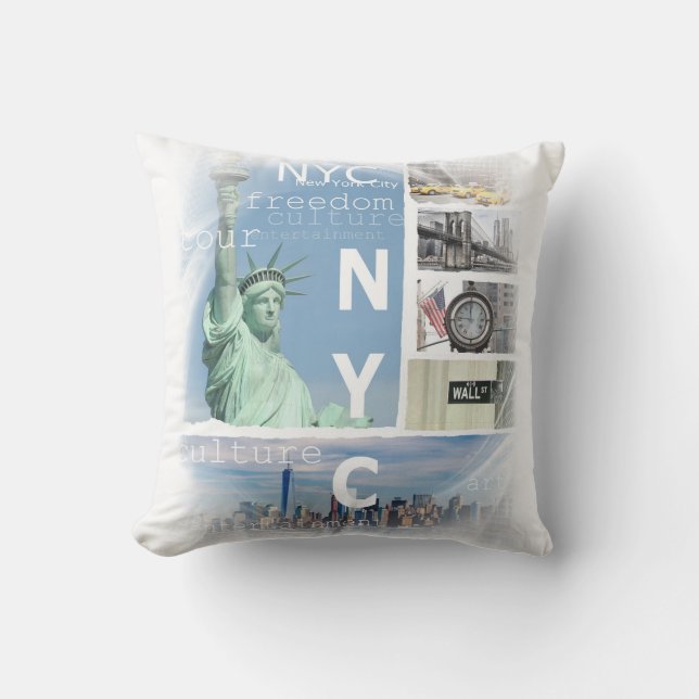 New York City Nyc Cushion (Front)