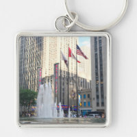 New York City NYC Fountain Sixth Avenue Photograph
