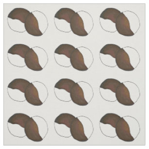 New York City NYC Frosted Black-and-White Cookies Fabric