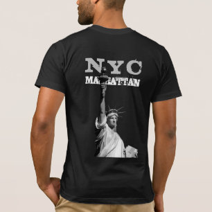 New York City Nyc Manhattan Liberty Statue Men's T-Shirt