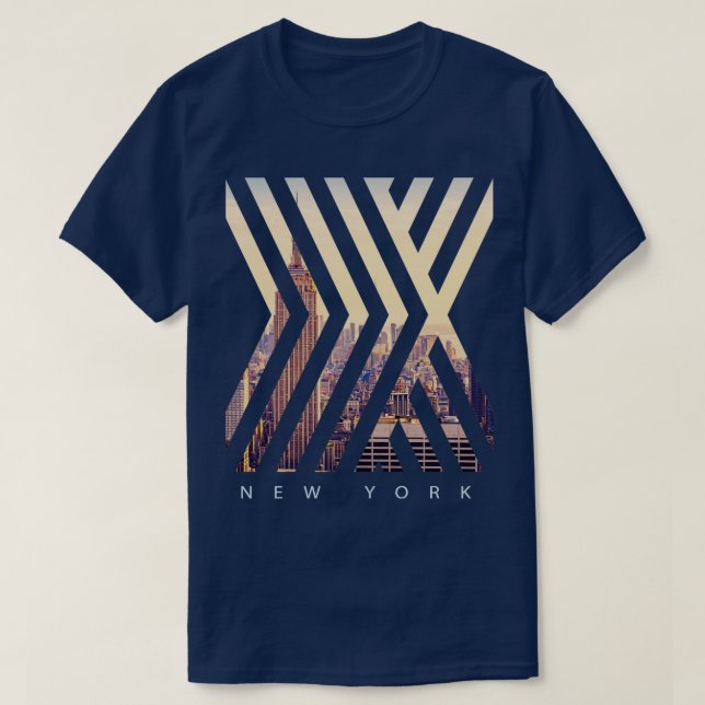 New York City NYC Manhattan T-Shirt (Design Front)